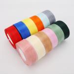Korean style chiffon chiffon ribbon, solid color chiffon ribbon, cake gift box, flower packaging, decorative ribbon, bow tie, ribbon tie for sale