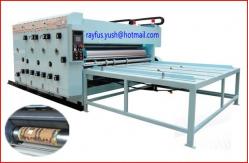 China Auto Print 4 Colour Machine Flexo Printing Die Cutting Semi Auto Chain Feeding supplier