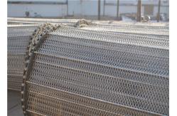 China Stainless Steel Mesh Conveyor Belt , Horseshoe Wire Mesh Heat Resistance supplier