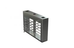 China Access Control Half Height Turnstile SS304 Cabinet 90 Degree Rotating Bi Directional supplier