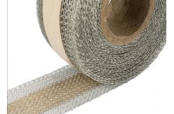 China Stainless Steel 304 316 Knitted Wire Mesh Tape 25mm Width supplier