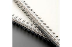 China OEM Recycled Paper Spiral Bound Book Printing Removable White PP Spiral Notebook supplier