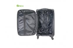 China Twill Polyester Checked Luggage Bag With Front Pockets supplier
