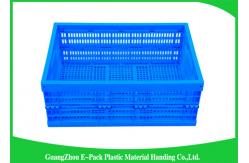 China Virgin PP Black Plastic Storage Boxes , Recyclable Collapsible Plastic Containers supplier