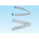 White And Blue FFC Ribbon Cable , Flat Flex Cables Custom Wire Harness for sale