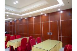 China MDF + Melamine Movable Restaurant Partition Wall / Folding Room Partitions supplier