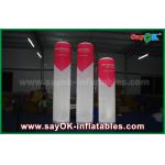 Stage Bar Inflatable Lighting Decoration Pillar With Logo Printed Remote Control for sale