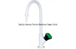 China One Way Science Lab Water Taps Gooseneck Deck Mounted 360 Degrees Swing supplier