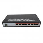 OEM Gigabit SFP Ethernet Switch 10/100/1000Mbps 8 RJ45 to 1000M Slot Optical SFP Ethernet Switch for sale