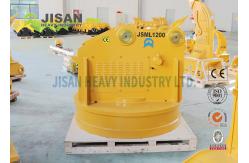 China Crane / Forklift Excavator Attachment , Round Scrap Lifting Magnet Ripper supplier