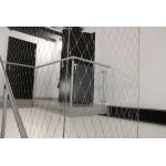 25*25mm Architectural Wire Mesh Balustrade Infill Cable Netting Staircase Using for sale