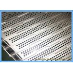 Perforated Hole Stainless Steel 316L Chain Plate Metal Conveyor Belt Mesh for sale