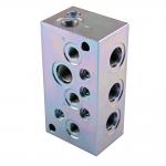 40L 80L 120L Flow Hydraulic Valve Manifold Block Aluminum Cast Ductile Iron Steel Valve for sale