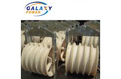 China 916x110mm Five Nylon Wheels Four Bundle Conductor Stringing Blocks supplier