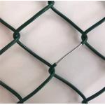 PVC Coated Chain Link Fence Panels In Black For Trellis Gates