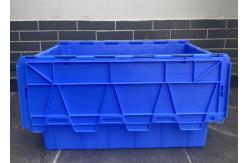 China Recycable Logistics Stack Plastic Attached Lid Containers supplier