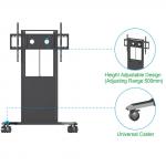 Height Adjustable Eletronic Stand For Interactive Boards Smart TV for sale