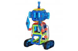 China Early Educational Magnetic Tiles Remote Control Car Robot Construction Toy supplier