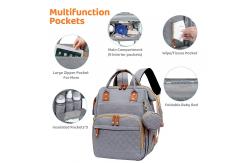 China Customized Mommy Bag With Adjustable Strap And Crib For Baby supplier