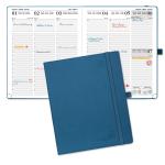 POPRUN Large Academic Planner Night Sky Blue Vertical Layout Writing Space