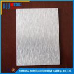 4mm Polished AA3003 Brushed Aluminum Composite Panel Sheet 1220MM for sale