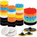 39Pcs Buffing Polishing Pads 7.62cm Adapter Car Auto Polisher Pads ‎9.6 Ounces for sale