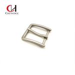 Zinc Alloy Nickel Simple Belt Buckles , Matte Solid Silver Belt Buckle for sale