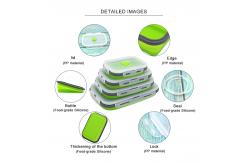 China Leakproof Microwavable Portable Foldable Tiffin Box supplier