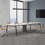 Office Furniture Customizable Wooden White Rectangle Conference Table for sale