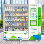 Amusement Automatic Beverage Beer Box Snack Vending Machine Mumbai With Robot Arm for sale