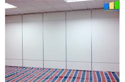 China White Melamine Movable Partition Walls Aluminum Frame Folding Panel Customized Office supplier