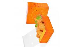 China LOW MOQ Custom Eco-friendly Recyclable Boxes for Fried Chicken Burgers  Fries supplier