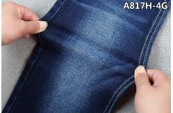 China 11.2oz Stretch Denim Fabric Indigo Blue Sanforizing Jeans With OA Yarn supplier