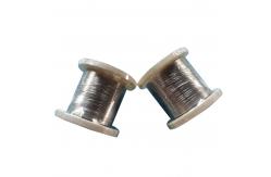China Pure Nickel Flat Wire Vacuum Melting Processing 0.1 X 1.2 Mm supplier