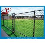 High Security Decorative Chain Link Fence Low Carbon Iron Wire Material for sale