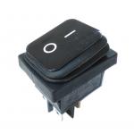 R5-12 Waterproof Electrical Switch, 32*25mm, ON-OFF, 4 terminals, PA66/PC Black Housing for sale