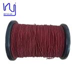 2USTC-F 0.1mm Stranded Wire Red Silk Covered Copper Litz Wire for sale