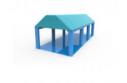 China Blue Outdoor Inflatable Tents Portable Air Structure Customized supplier