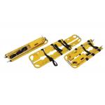 Aluminum Alloy Adjustable Length Medical  Fold Plastic Scoop Stretcher Folding Stretcher for sale