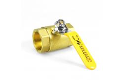 China 1 Inch Brass Ball Valve Threaded With Lock 10 Year Warranty supplier