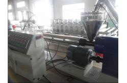China Double Screw Strand Pelletizing Machine For PE Plastic 100-500kg/h Capacity supplier