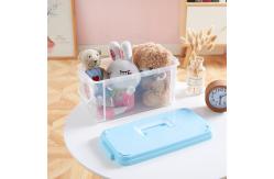 China Rectangle Home Restaurant Toy Stackable Closet Storage Bins supplier