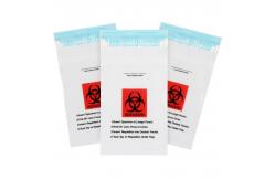 China Resealable Clear LDPE Medical Plastic Bag For Laboratory Biohazard supplier