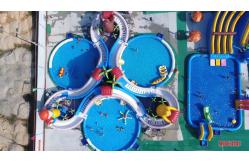 China Water Slide Commercial Customized Large Hippo Inflatable Water Slide With Pool supplier