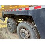 SA NY Mobile Crane 50 Tons 4 Shaft Five-Arm Crane Jib Red And Yellow Color STC500C5-8 for sale