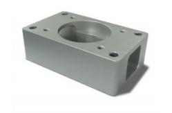 China Mill Fiinished Aluminium Extrusion Profiles Cnc Anodized Parts Connection Port supplier