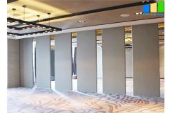 China Sound Proof Office Meeting Room Panels 65mm Thickness Wooden Material Sliding Partition Wall supplier