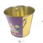 12L Metal Wine Bucket 4 Color Galvanized Ice Bucket With Handle for sale