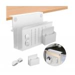 Double-Deck Hanging Desk Organizer Under Desk Laptop Stand for Clutter-Free Desk for sale