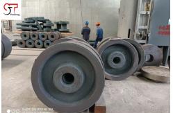 China 42CrMo4 Heavy Duty Steel Forging Blank for Port Crane Wheels supplier
